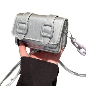 DOUBLE STRAP MINI PURSE WITH SHOULDER STRAP SMALL BUT MIGHTY